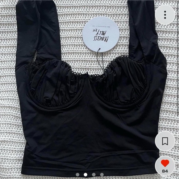 Princess Polly “candyce” top in black - Picture 3 of 3